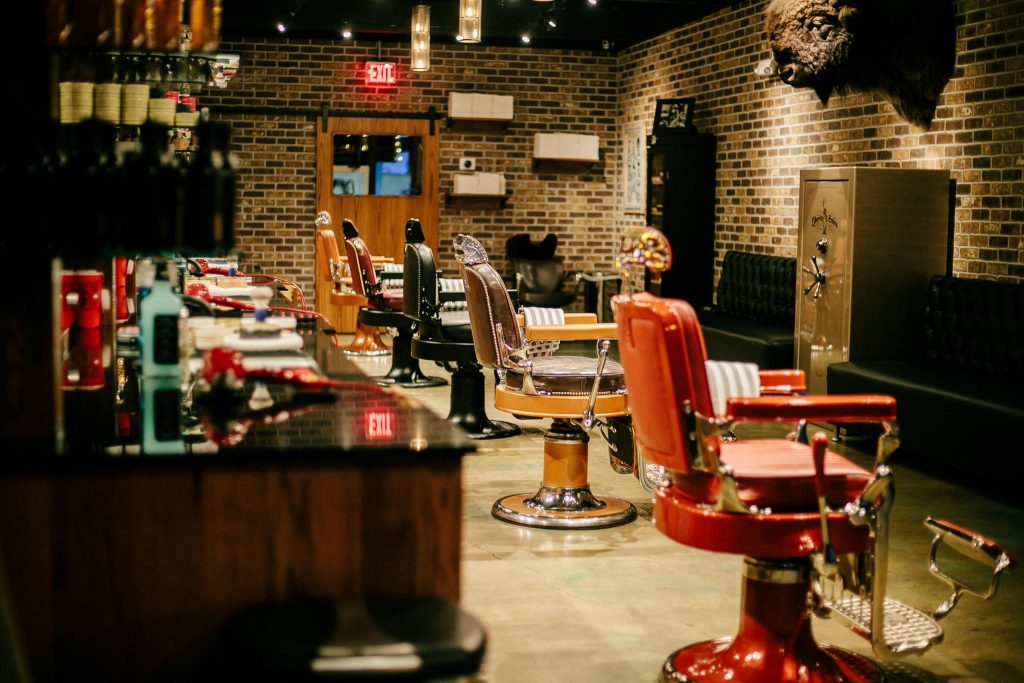 Barbershop interior