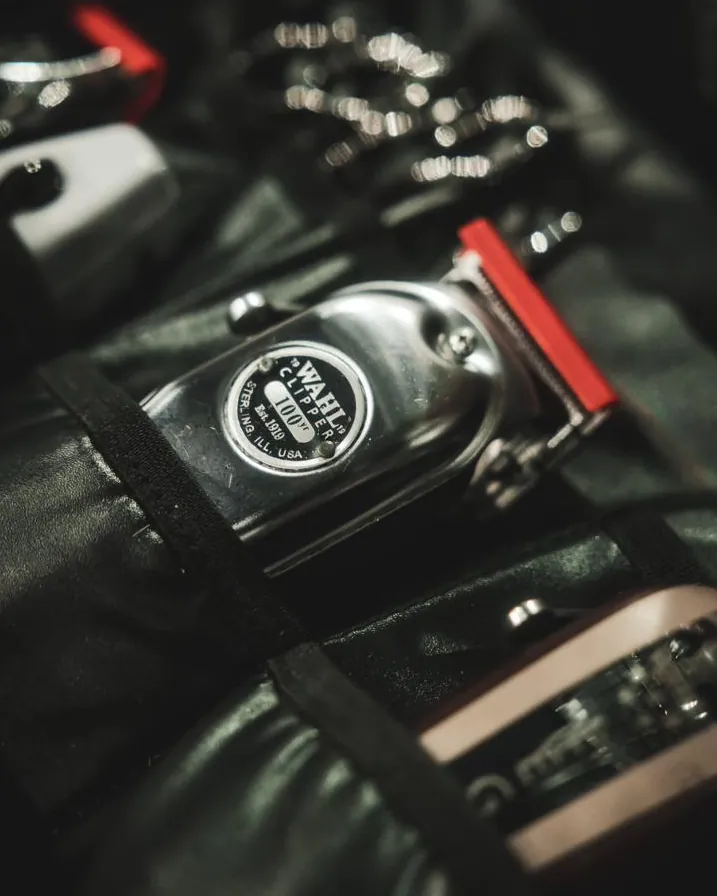 Close-up of barber clippers